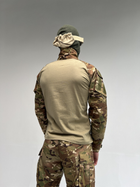Тактичний військовий костюм з наколінниками Мультикам (Убакс+Штани) 2XL - зображення 4