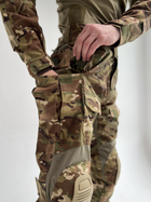 Тактичний військовий костюм з наколінниками Мультикам (Убакс+Штани) 3XL - зображення 9