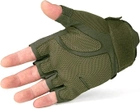 Тактичні безпалі рукавиці FREE SOLDIER L хакі (#EKIP12HL) - зображення 2