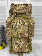 Рюкзак тактичний армійський 100Л + 10л Рамний/Каркасний (великий) Мультикам - зображення 2