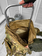 Рюкзак тактичний армійський 100Л + 10л Рамний/Каркасний (великий) Мультикам - зображення 6
