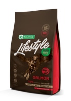 Сухой беззерновой корм для собак Nature's Protection Lifestyle Grain Free Salmon Adult All Breeds с лососем