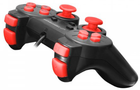 Pad do gier przewodowy ESPERANZA EGG106R PC/PS2/PS3 USB 2.0 czarny/czerwony (EGG106R) - obraz 2