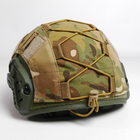 Кавер на Шлем типа FAST Маскирующий на Шлем для солдат ВСУ Мультикам - изображение 8