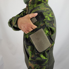Рубашка мужская военная тактическая с липучками рип-стор ВСУ (ЗСУ) Ubaks Убакс 20221838 7328 XL 52 р зеленая - изображение 3