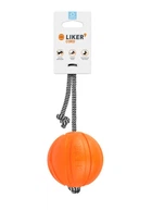 Іграшка для собак Liker Cord М'ячик з мотузкою 9 см