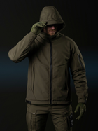 Тактична куртка утеплена BEZET Softshell Робокоп 6289 XL Хакі (2000101680420) - зображення 5
