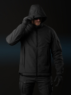 Тактическая куртка утепленная BEZET Softshell Робокоп 5747 XS Черная (2000093211428) - изображение 5