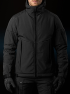 Тактическая куртка утепленная BEZET Softshell Робокоп 5747 3XL Черная (2000093211480) - изображение 6