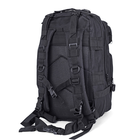 Тактический походный рюкзак Military военный рюкзак водоотталкивающий 25 л 45х24х22 см Черный - изображение 6