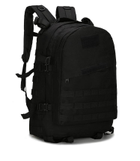 Тактический походный рюкзак Military военный рюкзак водоотталкивающий 35 л 49x34x16 см Черный - изображение 2