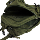 Тактичний похідний рюкзак Military військовий рюкзак 25 л 45х24х22 см Хакі - зображення 2