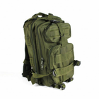 Тактичний похідний рюкзак Military військовий рюкзак 25 л 45х24х22 см Хакі - зображення 5