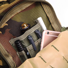 Тактичний похідний рюкзак Military військовий рюкзак водовідштовхувальний 25 л 45х24х22 см Т 414 - зображення 7
