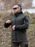 Тактична утеплена куртка BEZET Softshell Omega 6281 M Хакі (2000182920200) - зображення 6