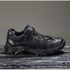 Кроссовки мужские кожаные Demi Season 44 (28.5 см) Демисезон 1208 Ukr-Tec (Чёрный) тактические ботинки - изображение 2