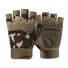 Тактичні рукавички безпалі літні Gloves Мультикам розмір L (11800) - изображение 2