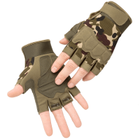 Тактичні рукавички безпалі літні Gloves Мультикам розмір М (11800) - зображення 3