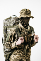 Баул армійський піксель, сумка баул армійський 100 л тактичний баул, тактичний баул-рюкзак - зображення 6