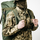 Баул армійський хакі, сумка баул армійський 100 л тактичний баул, тактичний баул-рюкзак - зображення 8