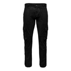 Чоловічі штани карго тактичні чорні 34 (50 розмір) - зображення 4
