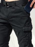 Чоловічі штани карго тактичні чорні 40 (56 розмір) - зображення 7