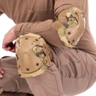 Тактические наколенники и налокотники Knee-Pads защитные анатомической формы мультикам (армейские для военных ВСУ с быстрым сбросом) YL7548-M - изображение 2