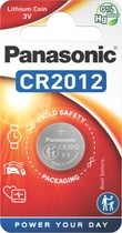 Батарейка Panasonic литиевая CR2012 блистер 1 шт (CR-2012EL/1B)