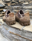 Берцы ботинки тактическая обувь кроссовки облегченные натуральная гидрофобная кожа усиленная пятка и носок Койот 40 - изображение 3