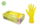 Рукавички нітрилові неопудрені жовті, розмір XS, AMPri Style Lemon, 100 шт - зображення 1