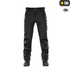 Штаны военные тактические Soft Shell M-Tac Winter Black, зимние штаны для военных для полиции XL (OPT-24011) - изображение 1