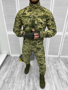 Тактичний військовий костюм Статутний ГОСТ ( Кітель + Штани ), Камуфляж: Піксель, Розмір: 54/4 - зображення 1