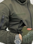 Тактичний військовий костюм M16 ( Куртка + Штани ), Камуфляж: Олива, Розмір: XL - зображення 4