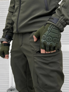 Тактичний військовий костюм M16 ( Куртка + Штани ), Камуфляж: Олива, Розмір: XL - зображення 8