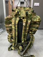 Військовий рюкзак 90+10 л Accord, Мультикам, тактичний рюкзак для військових, армійський рюкзак, рюкзак для солдатів - зображення 3