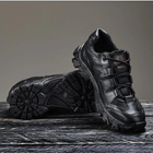 Кросівки чоловічі шкіряні Demi Season 45 (29 см) Демісезон 1208 Ukr-Tec (Чорні) тактичні черевики - зображення 1