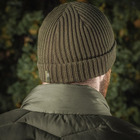 Тактическая зимняя M-Tac шапка вязаная 100% акрил Olive, тактическая военная шапка цвет олива для ВСУ! - изображение 8