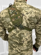 Тактична сумка нагрудна 20л регульована pixel (kar) Піксель армійська для військових - зображення 3