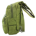 Рюкзак тактический AOKALI Outdoor A14 Green на одно плечо военный 2L - изображение 2