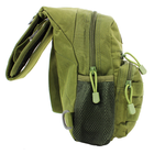 Рюкзак тактический AOKALI Outdoor A14 Green на одно плечо военный 2L - изображение 3