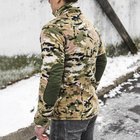 Тактическая кофта Lesko A973 Camouflage CP M флисовая мужская - изображение 7