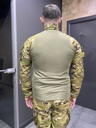 Армейская тактическая рубашка Убакс Мультикам Койот 2XL - изображение 3