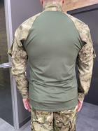 Армейская Кофта Убакс, камуфляж темная Олива, размер XL, тактическая рубашка Убакс - изображение 3