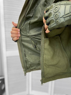 Куртка 2XL тактическая зимняя софтшелл Proff Хаки для военных - изображение 6
