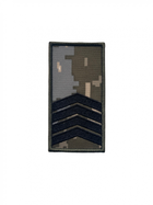 Погон на липучке нагрудный Старший Сержант на липучке 10см х 5см пиксель (12208) - изображение 1