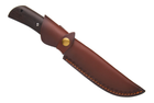 Нож Нескладной Охотничий Классический Финка Кожаный Чехол - изображение 4