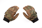 Перчатки тактические полнопалые, сенсорные Emerson Мультикамуфляж XL - изображение 3