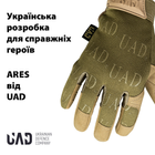 Перчатки тактические полнопалые сенсорные ARES UAD Койот S - изображение 4