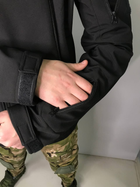 Черная тактическая куртка Soft Shell размер XL - изображение 4