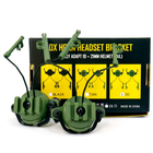 Адаптер для шлема OX Horn Headset Bracket для наушников Peltor Earmor Walkers (tan) олива - изображение 1